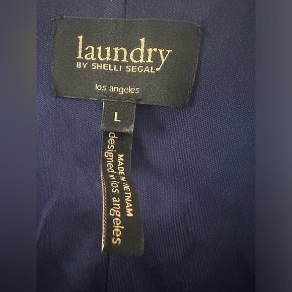 Modern Faux Wrap Dress, L - Picture 4 of 5